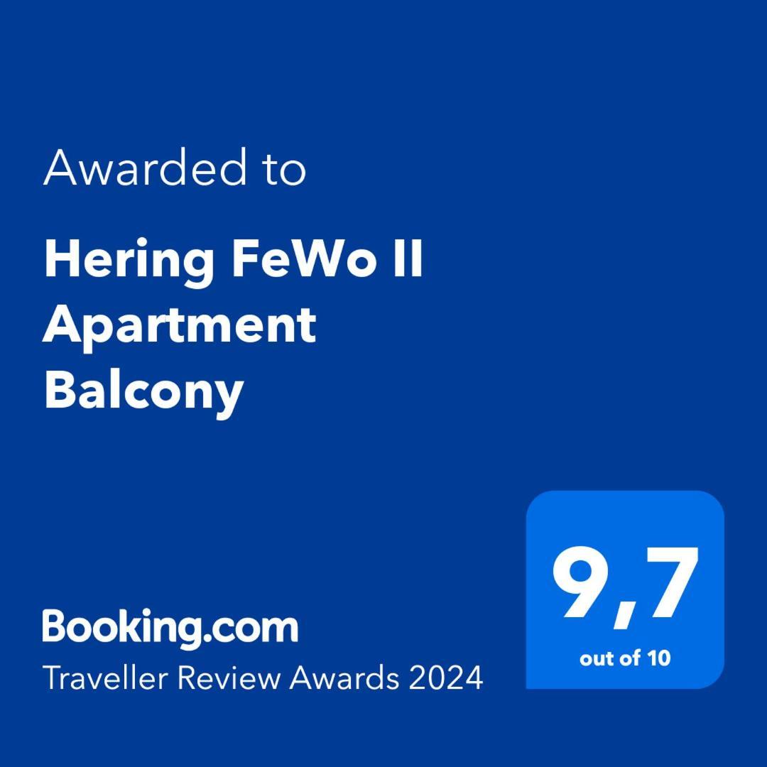 Hering Fewo II Apartment Balcony Wiek auf Rügen Exterior foto